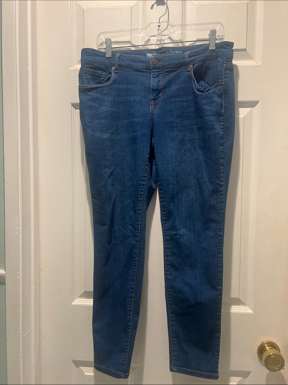 Mossimo Supply Co. Women's Dark Blue Skinny Jeans